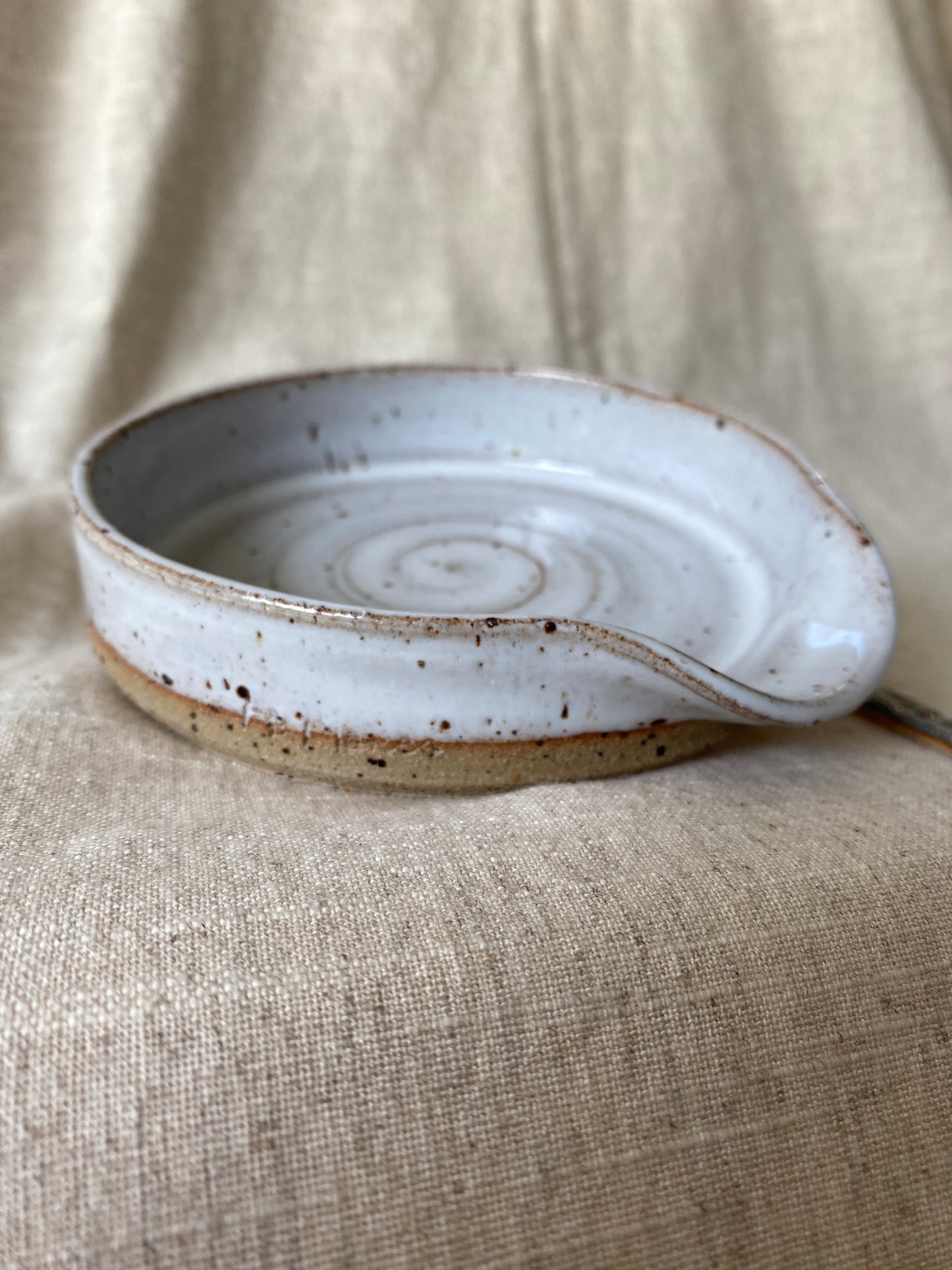 Spoon Rest “Speckled White”