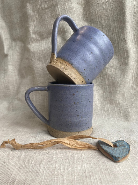 Flat White Cups “Lavender ” (Set of 2)