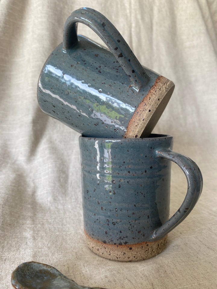 Flat White Cups “Blue Steel” (Set of 2)