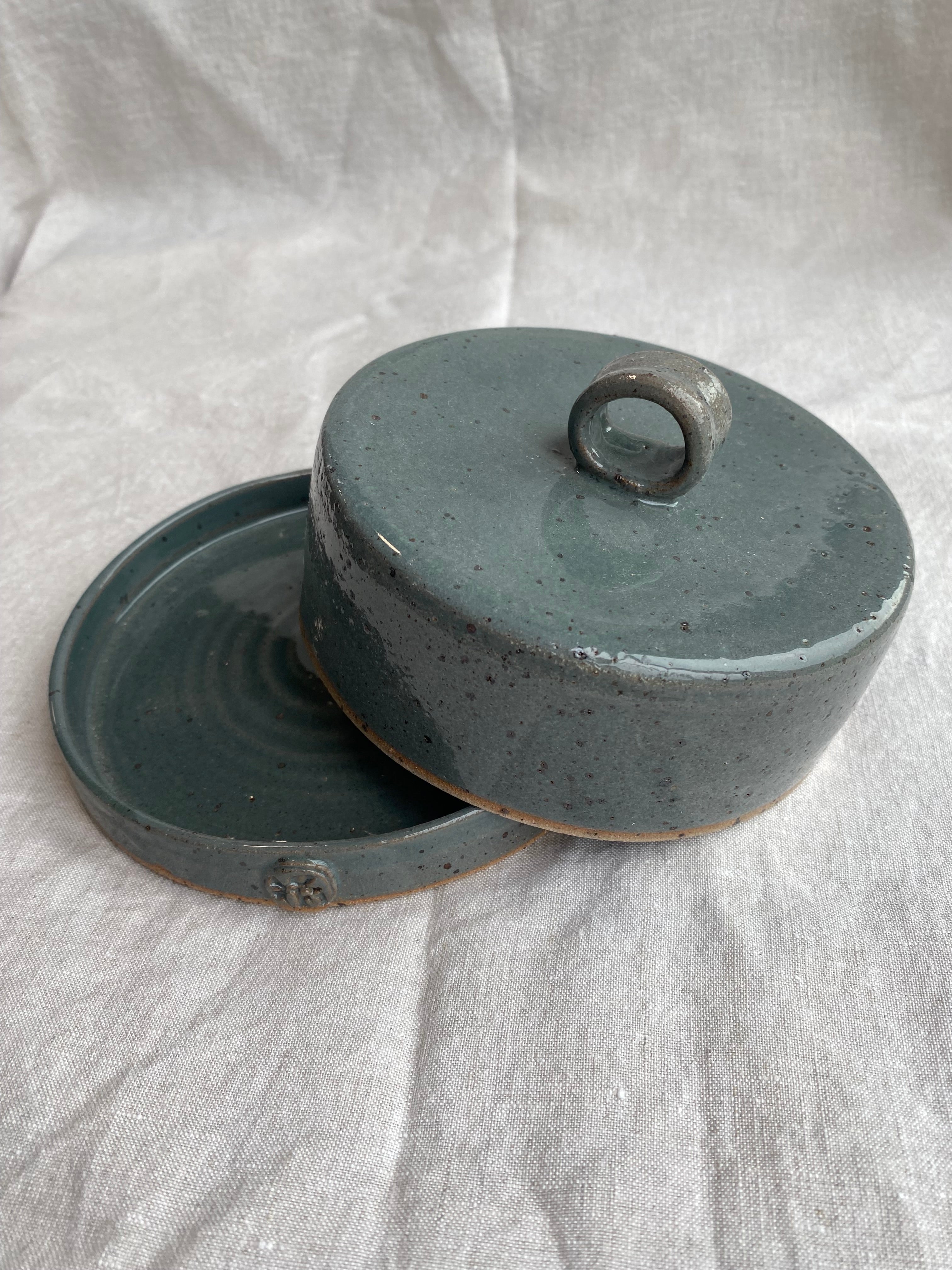 Butter Dish “Blue Steel”