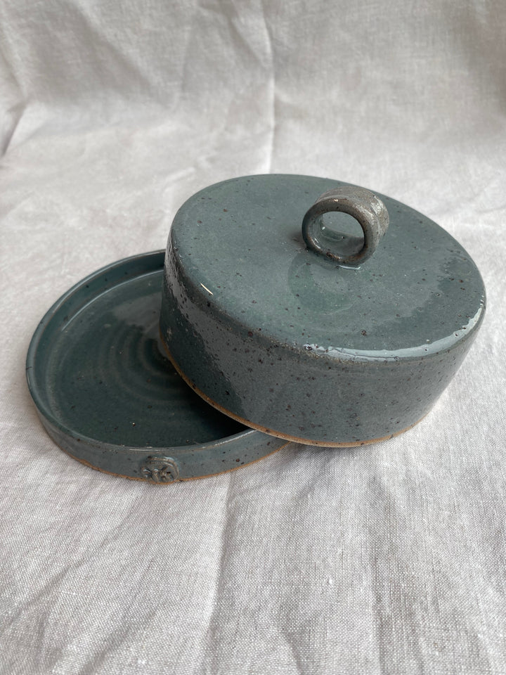 Butter Dish “Blue Steel”