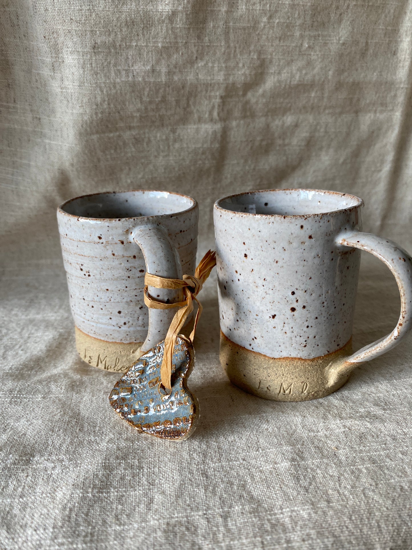 Espresso Cups “Speckled White” (Set of 2)