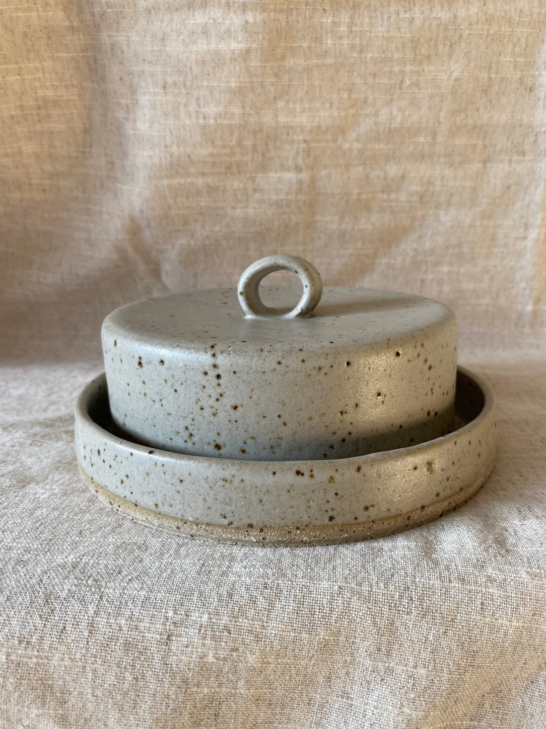 Artisanal butter dish Irish hand crafted pottery