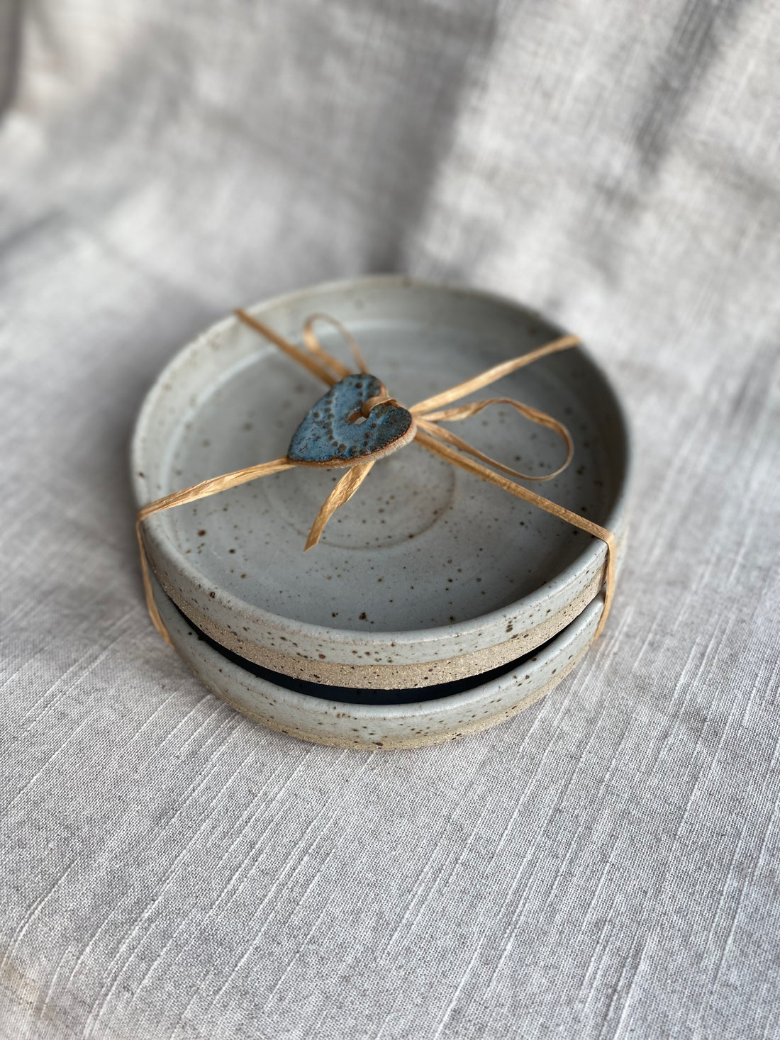 Handmade Ceramic Side Plates "Sage" Set of 2 – Artisan Crafted Tableware